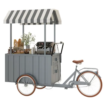  Ретро-3-колесная витрина для продажи велосипедов, стол для дегустации еды, трехколесный велосипед, стенд торгового центра Можно настроить по индивидуальному заказу
