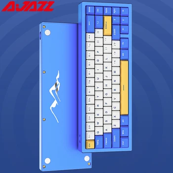  AJAZZ AC067 Bluetooth Игровая Клавиатура Беспроводная Механическая Клавиатура с RGB Подсветкой 2.4 G Клавиатура Для Нескольких Устройств Для Портативных ПК Геймеров