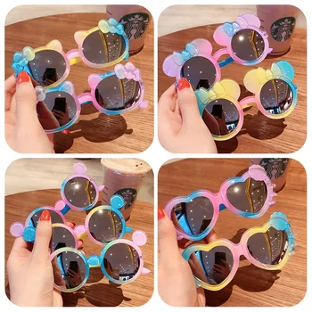  Детские солнцезащитные очки, модные солнцезащитные очки для девочек, Милые очки в цветочек для девочек, Детские солнцезащитные очки с защитой от ультрафиолета для девочек