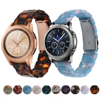 Ремешок для Samsung Galaxy Watch 3 46 мм Active 2 40 44 мм 20 мм 22 мм, ремешок для часов из смолы, замена ремешка Gear S3 для часов Huawei gt2