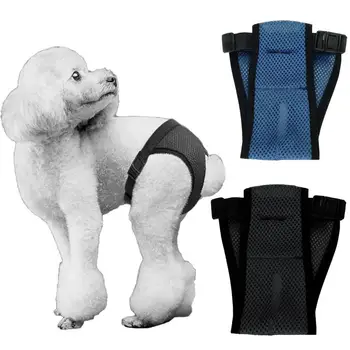  Трусы для домашних животных с дышащей сеткой, многоразовые шорты для менструации, физиологические штаны для защиты от домогательств, предназначенные для собак-самок