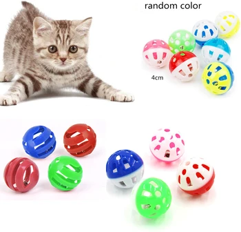  Пластиковые красочные игрушки для кошек, колокольчики, шарики, Забавные игры для котенка, домашние животные, Интерактивные упражнения для животных, Забавный игрушечный мяч для кошек 23