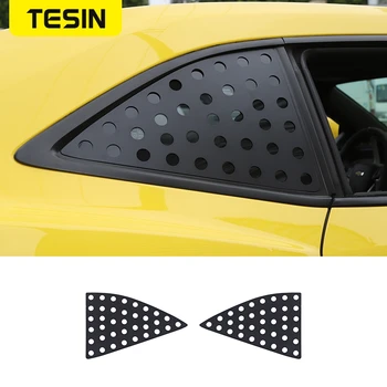  Наклейки на задние Треугольные Оконные жалюзи TESIN для Chevrolet Camaro 2010 2011 2012 2013 2014 2015 Аксессуары