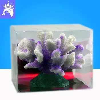  Украшение аквариума Искусственный Цветок Коралловый Аквариум Светящийся Цветок Коралловый фон аквариума 3d украшение аквариума