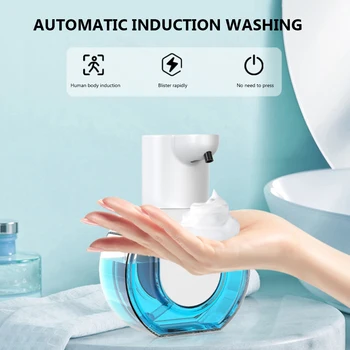 430 мл Автоматический индуктивный дозатор мыла для мытья пены, умный телефон, дозатор мыла для мытья рук, дозатор спиртового спрея для мыла