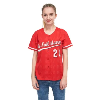  Изготовленная на заказ красно-бело-черная бейсбольная майка с 3D-принтом для мужчин и женщин, повседневные командные рубашки, спортивные топы унисекс