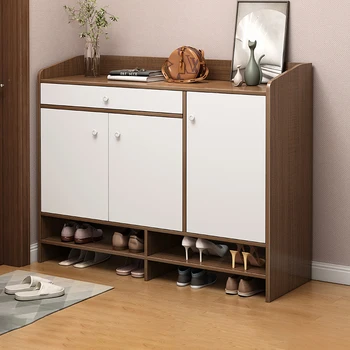  Современный Входной Органайзер Обувной шкаф Белого Пылезащитного дизайна Простые Обувные Шкафы для гостиной Для хранения Мебели Sapateira