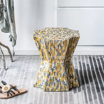  FOSUHOUSE Дизайнерский Креативный столик в виде ракушки, Модная Современная мебель для гостиной, Минималистичный Домашний Маленький журнальный столик