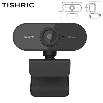  Веб-камера TISHRIC HD 1080P Веб-камера с Автофокусом 1080P Веб-камера Для ПК Камера Usb Веб-камера С Микрофоном Веб-камера с Автофокусом Full HD