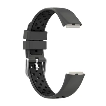  Бесплатная доставка Сменный браслет для смарт-браслета Fitbit, силиконовый двухцветный ремешок, спортивные наручные часы, дышащий ремешок