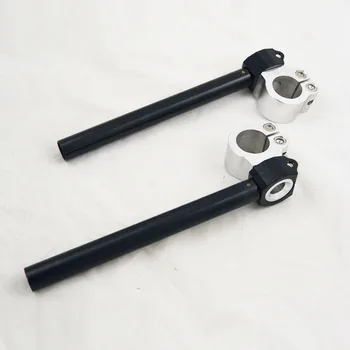  Универсальная гоночная рукоятка с регулируемым ЧПУ 31 мм - 53 ММ Зажимная вилка для руля мотоцикла Ручка для руля Cafe Racer