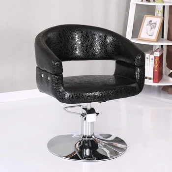  Роскошное мужское парикмахерское кресло на высоком каблуке, женское Парикмахерское кресло для стрижки волос, вращающееся кресло для парикмахерской, мебель для красоты Sillon De Barbería