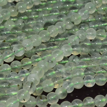  Натуральные круглые бусины из пренита, 8 мм