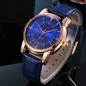  Роскошные мужские кварцевые часы 2022, новая мода, простой кожаный циферблат с римскими цифрами, мужские часы, повседневные кварцевые часы, деловые наручные часы