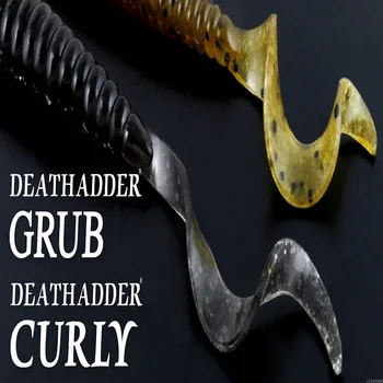  Приманки Deps DEATHADDER CURLY 5' Curly Мягкая приманка Сделано в Японии
