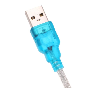  Черный последовательный кабель USB-RS232 RS-232 (DB9) Стандартный адаптер-конвертер для ПК 