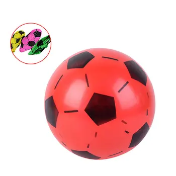  22 см Новая детская игрушка Футбольный мяч из ПВХ Надувной ручной мяч Надувной мультфильм Надувной футбольный Пляжный подарок Эластичный мяч