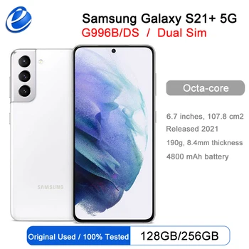  Samsung Galaxy S21 Plus S21 + 5G с двумя Sim-картами G996B / DS 6,7 