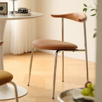  Обеденный стул в деревенском стиле для кафе, туалетный столик в скандинавском стиле, Парикмахерский обеденный стул для маникюра, многофункциональная мебель Cadeiras