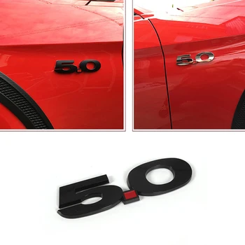  Универсальная эмблема 3D 5.0, значок, логотип, наклейка на боковое крыло кузова автомобиля для Ford Mustang 2015 2016 2017, аксессуары для всех автомобилей