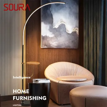  Торшеры с диммером SOURA Современный простой дизайн освещения для украшения дома и гостиной