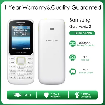  Оригинальный разблокированный Samsung Guru Music 2 B310E GSM 900/1800 2 SIM 2.0 