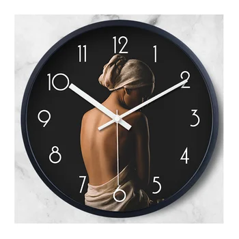 Часы для салона красоты Creative Club Health Personality Clock Минималистичные Современные Бесшумные Кварцевые Большие карманные часы настенные часы