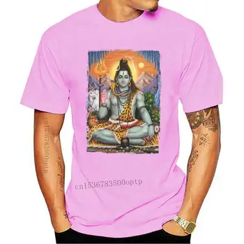  Мужская одежда Господь Шива Индуизм Ведическая Медитация Бог Духовная Йога Мужская Футболка Унисекс