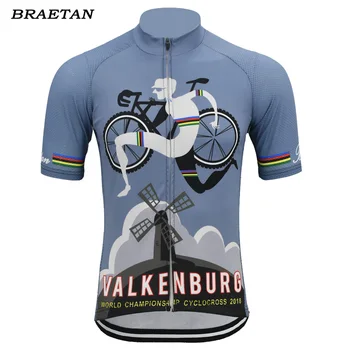  велосипедная майка valkenburg мужская летняя одежда с коротким рукавом велосипедная одежда велосипедная одежда велосипедная одежда braetan