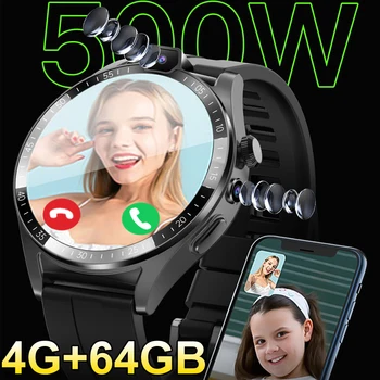 Новые 4G Смарт-часы-Телефон 4 ГБ ОЗУ 64 ГБ ПЗУ 1,43 