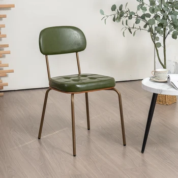  Промышленные Железные Обеденные стулья Винтажные Зеленые Стулья для кухни и гостиной, Барный стол Cadeiras De Jantar Home Furniture A2