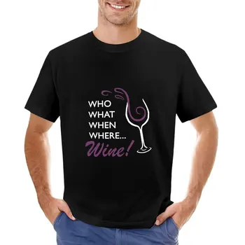 Кто, что, когда, где... Вино! - Футболка Chidi's, футболки для мальчиков, летний топ, футболка для мальчика, футболки с аниме для мужчин