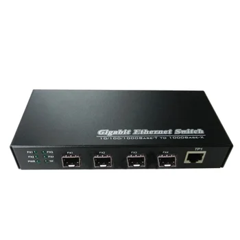  Самоконфигурируемый 3-портовый 10 100 1000BASE-T-4-портовый 1000BASE SFP Гигабитный оптоволоконный коммутатор Ethernet