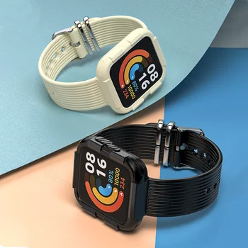  Для Xiaomi Mi Watch Lite Ремешок Силиконовый Сменный Ремешок Для Redmi Watch2 Lite ремешок Спортивный браслет для Poco Ремешок для часов