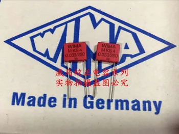  2020 горячая распродажа 10шт/20шт Немецкий конденсатор WIMA MKS4 250V 0.033МКФ 250V 333 33nf P: 7.5 мм Аудио конденсатор бесплатная доставка