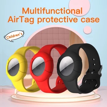  Для детских наручных браслетов Apple Airtag, силиконовый чехол, аксессуары для Airtag, протектор, трекер, защитный чехол для ремешка для часов Airtag