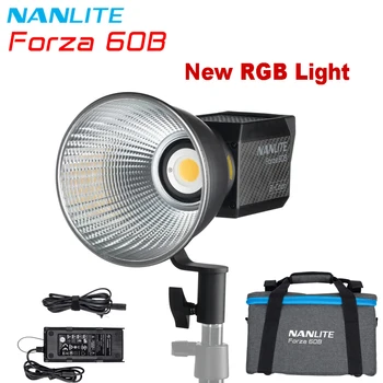 Nanlite Forza 60B 60 Вт Свет для Фотосъемки Rgb Светодиодные Лампы Освещение Оборудование для фотостудии Светодиоды Фотопроволочные Лампы Освещение Видео