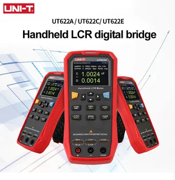  UT622A Мультиметр UT622C UT622E LCR-метр Мостовой Емкостемер Цифровой Конденсаторный Тестер Емкости Индуктивности Частоты
