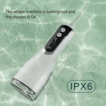  Новый интеллектуальный зубной ирригатор для полости рта punch USB Перезаряжаемый Флоссер для воды Портативный стоматологический струйный резервуар для воды объемом 300 МЛ Водонепроницаемый