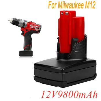 Batterie de secours au Lithium-ion pour Milwaukee, 12v, 100%12000 mAh, pour outils électriques, L10, nouveau,