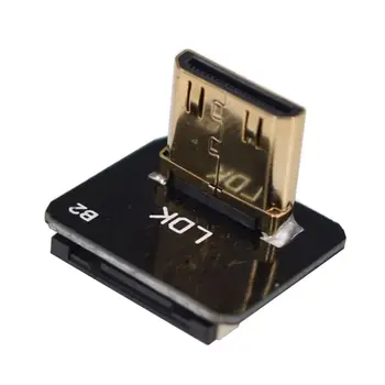  HDMI-совместимый разъем адаптера Micro-HDMI-совместимый / Mini HDMI-совместимый для гибкого плоского кабеля для Raspberry Pi 4