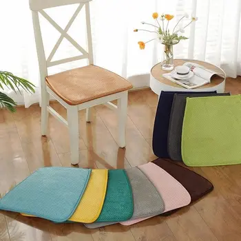  Зимняя подушка для стула бытовая Four seasons универсальная утолщенная нескользящая накладка квадратный чехол для стула