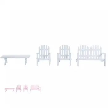  1 комплект Модный деревянный столовый стул в масштабе 1/12 Игрушечный Столовый стул Набор реквизита для поделок