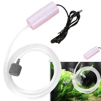  Водяной насос 5 В, мини-погружной насос с USB-зарядкой и стабильным выпуском воздуха, насос для аквариума 5 В, портативный USB-насос для аквариумов с рыбой