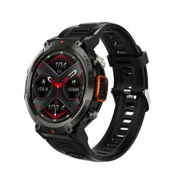  2023 Новые умные часы S100T с 1,45-дюймовым экраном TFT HD, BT 5,0, фонарик, ночные виды спорта, фитнес-браслет, умные часы для мужчин