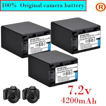  Аккумулятор для камеры 7,2 В 6800 мАч NP-FV100. Для DCR-SR15 SR21 SX15 SX21 SX44 SX45 SX63 SX65 HDR-CX105 CX110 CX115 CX130 CX150 CX155