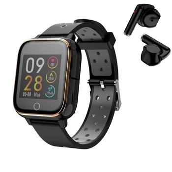  Новая Bluetooth-гарнитура M6, MP3 смарт-часы для мужчин, полносенсорный пульсометр, измеритель артериального давления, спортивные умные часы для женщин для Android iOS