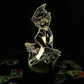  Хайкюу Хината Шойо 3D фигурка японского аниме led иллюзия ночник креативный классный подарок для друга лавовая лампа Манга настольный декор